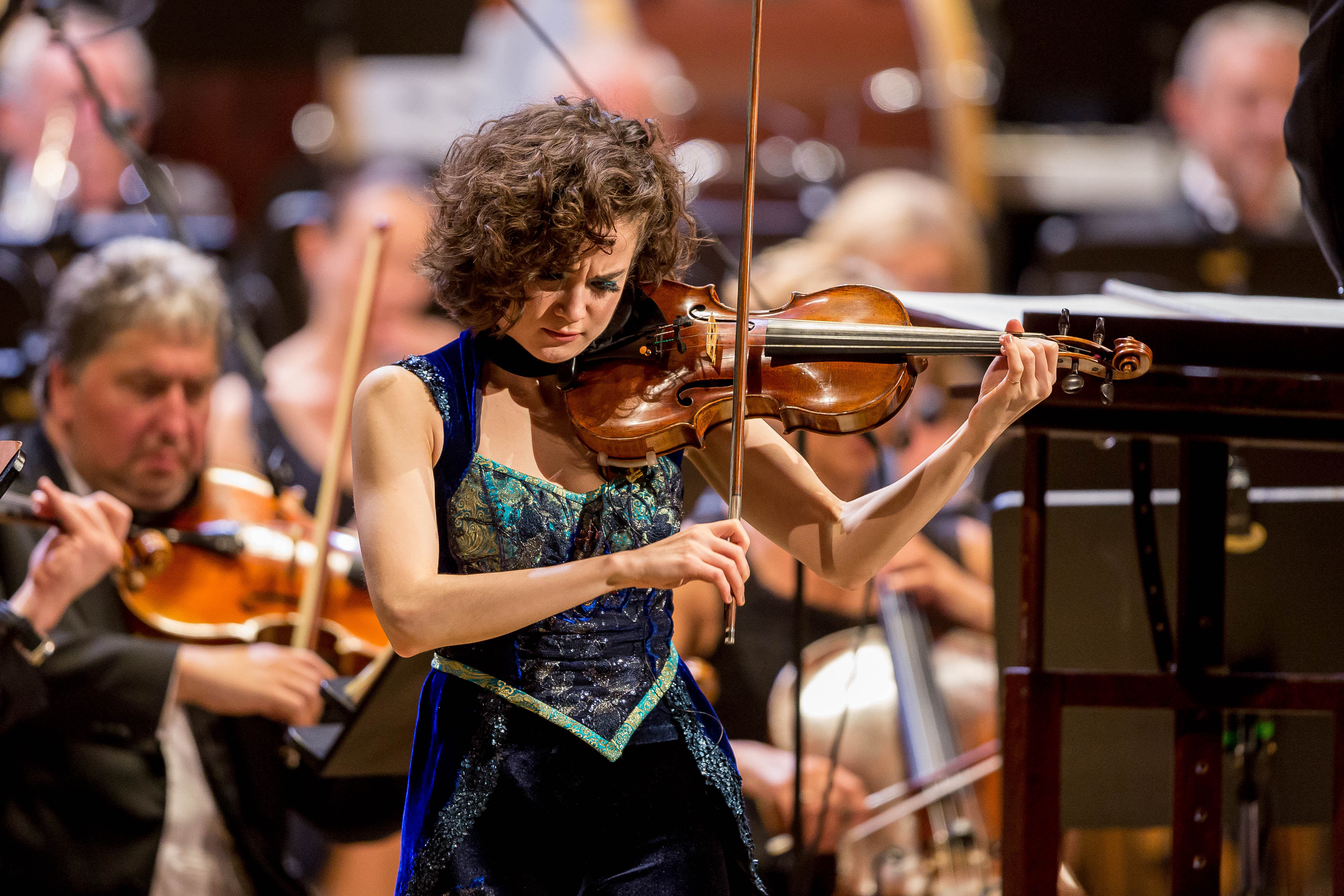 Concerto for Violin and Orchestra "Eleven Eleven" composed by Danny Elfman | Sandy Cameron, violin soloist; World Premiere, Photo Credit: Jan Malý
