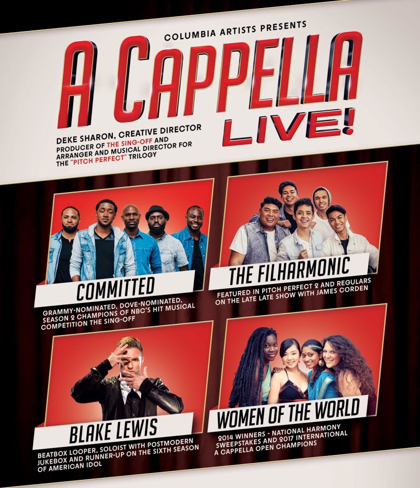 A Cappella Live! Poster