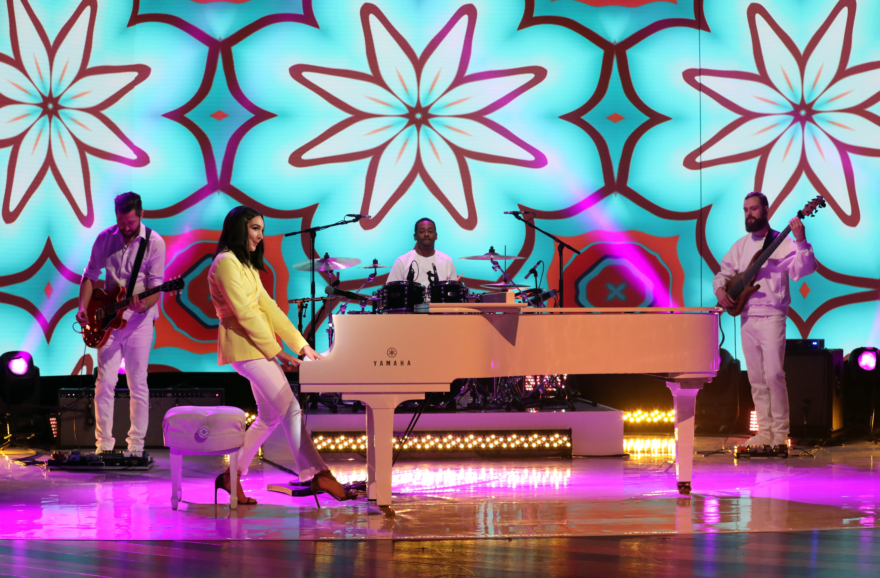 Emily Bear appearing on The Ellen DeGeneres Show