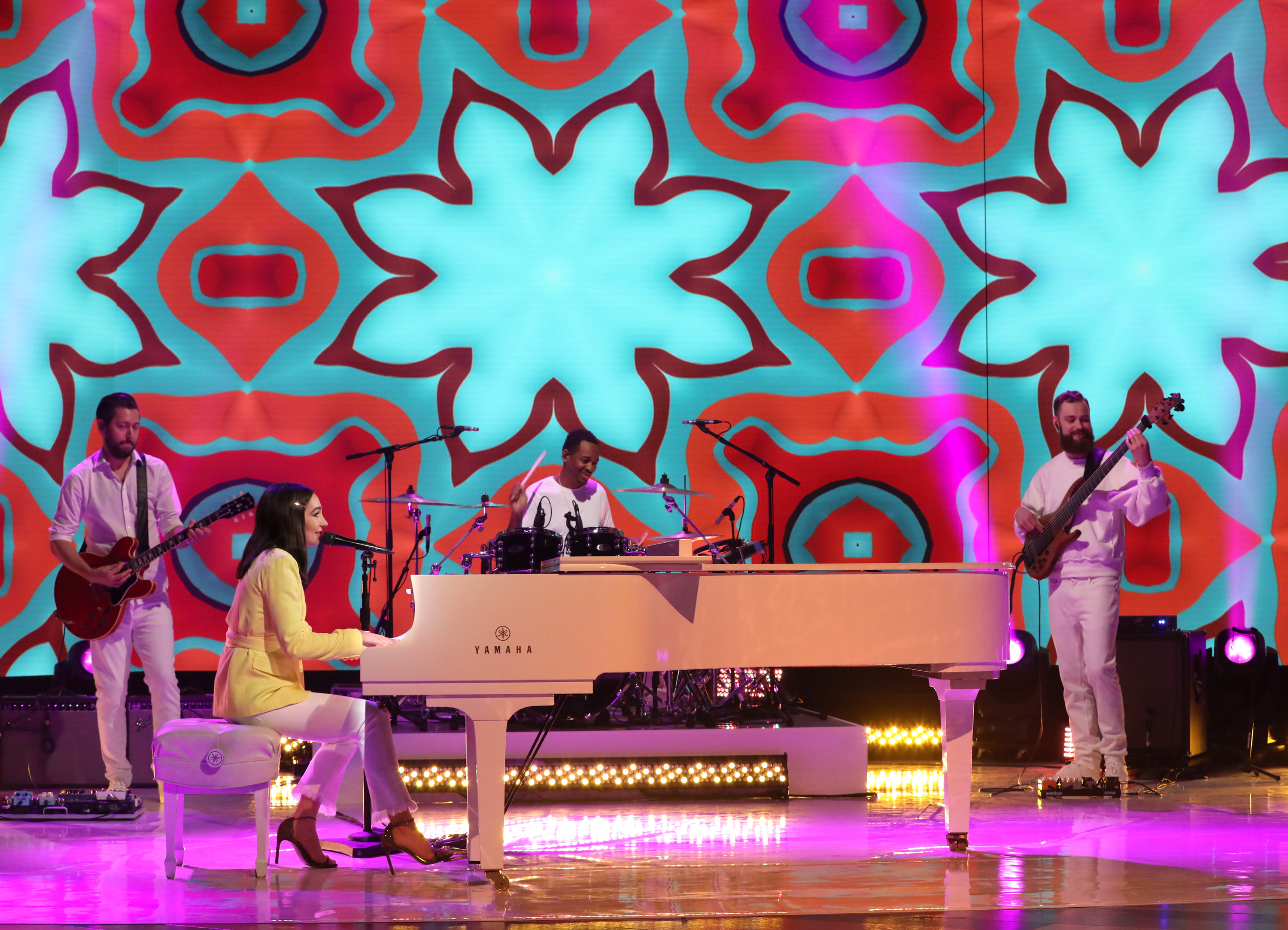 Emily Bear appearing on The Ellen DeGeneres Show