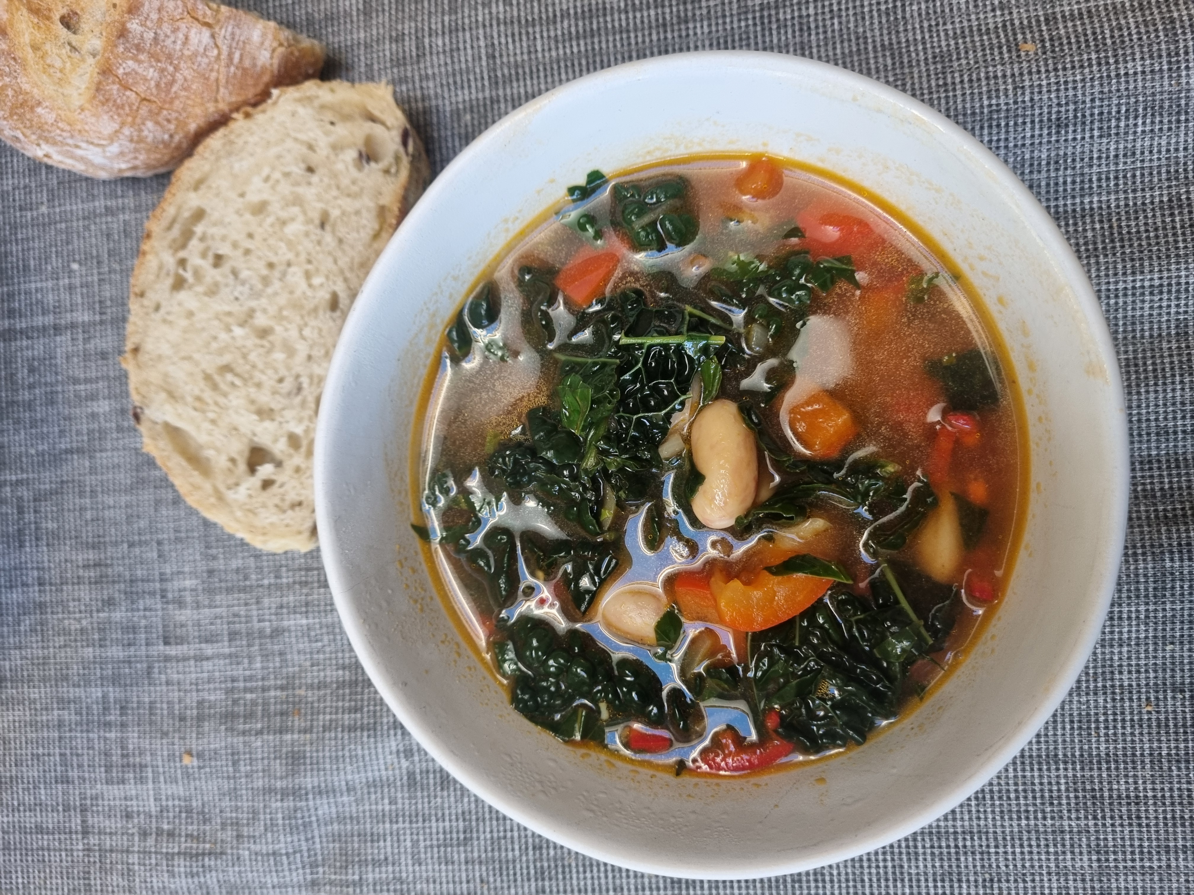 Borlotti-Kale-Soup