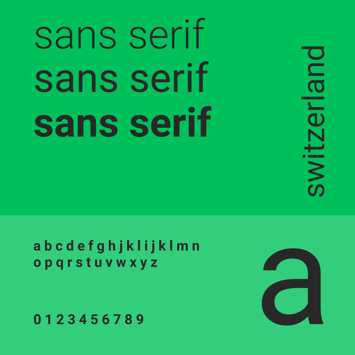 san serif typeface