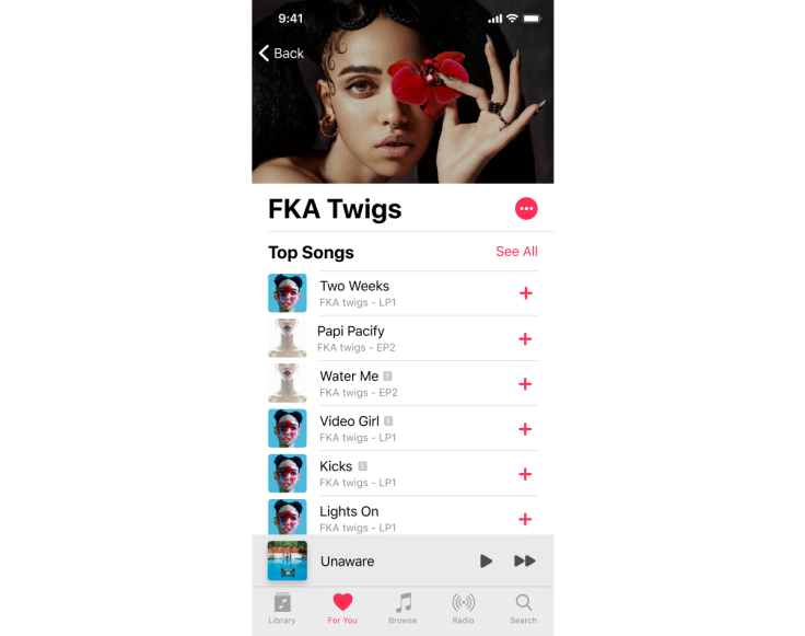 Apple Music Example