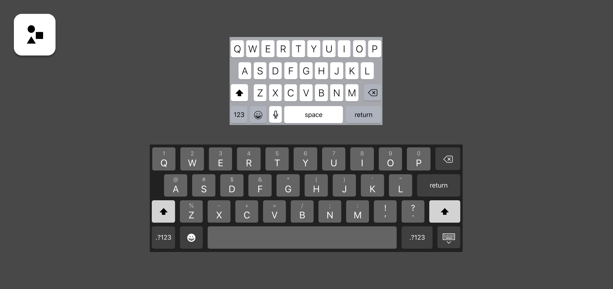 iphone keypad layout