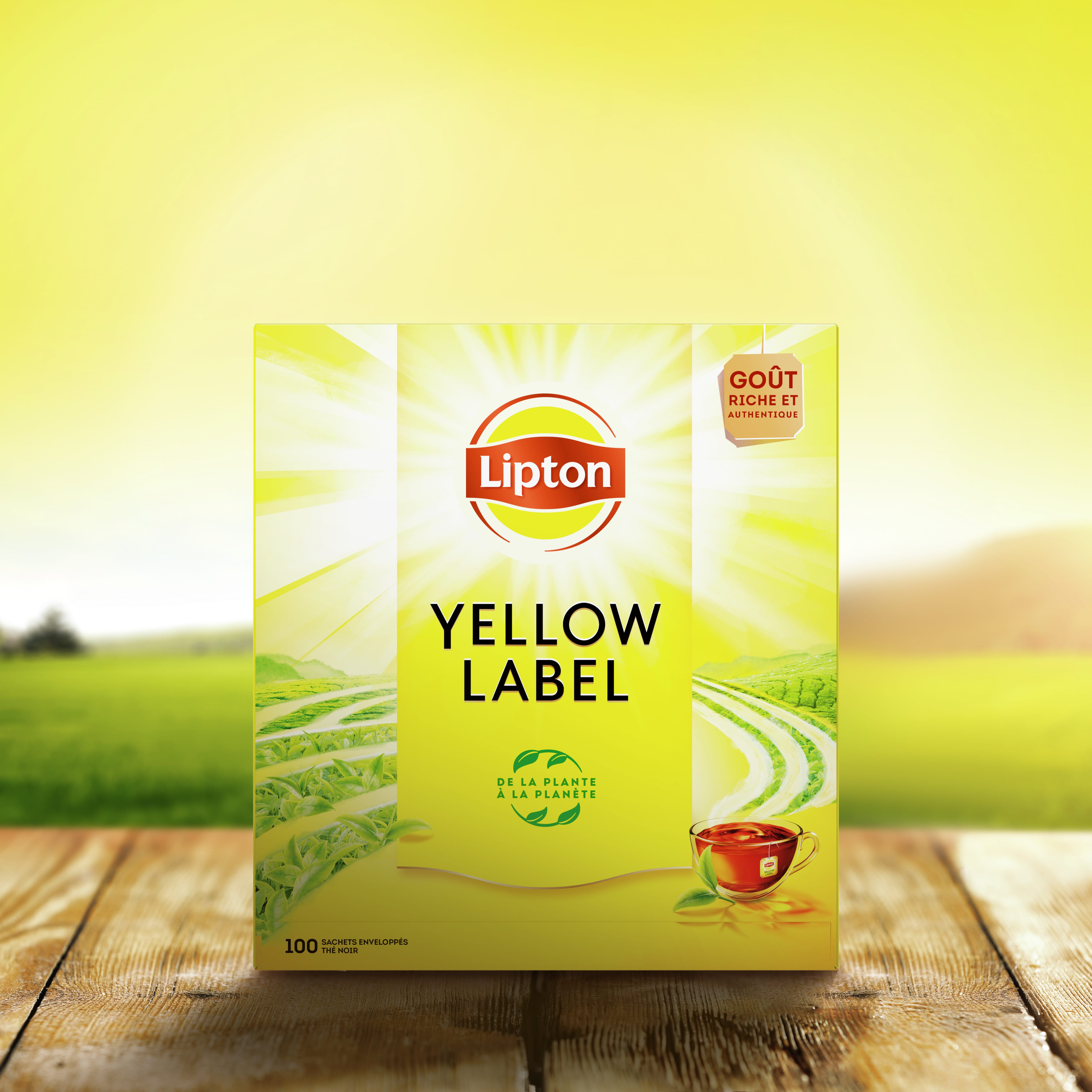 02. Lipton Yellow Label The Noir 100 Sachets FR BC SI01 TAB Layered
