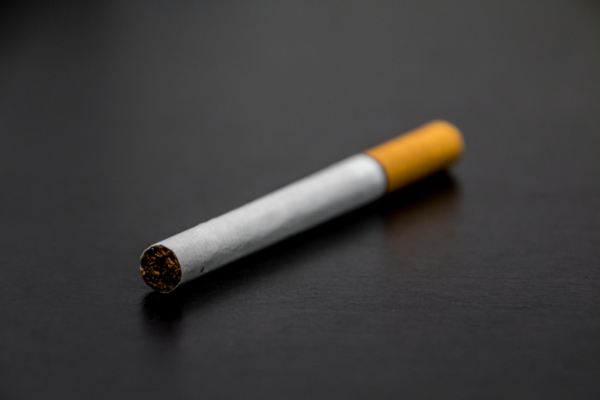 If there is a drop of blood on a cigarette filter is it possible to get an STI or HIV from it?