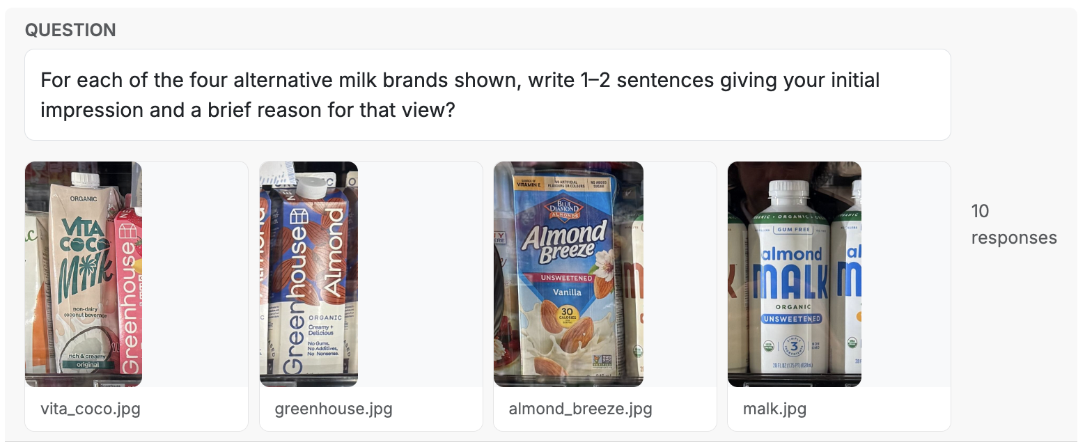 Fourth question posed to synthetic personas