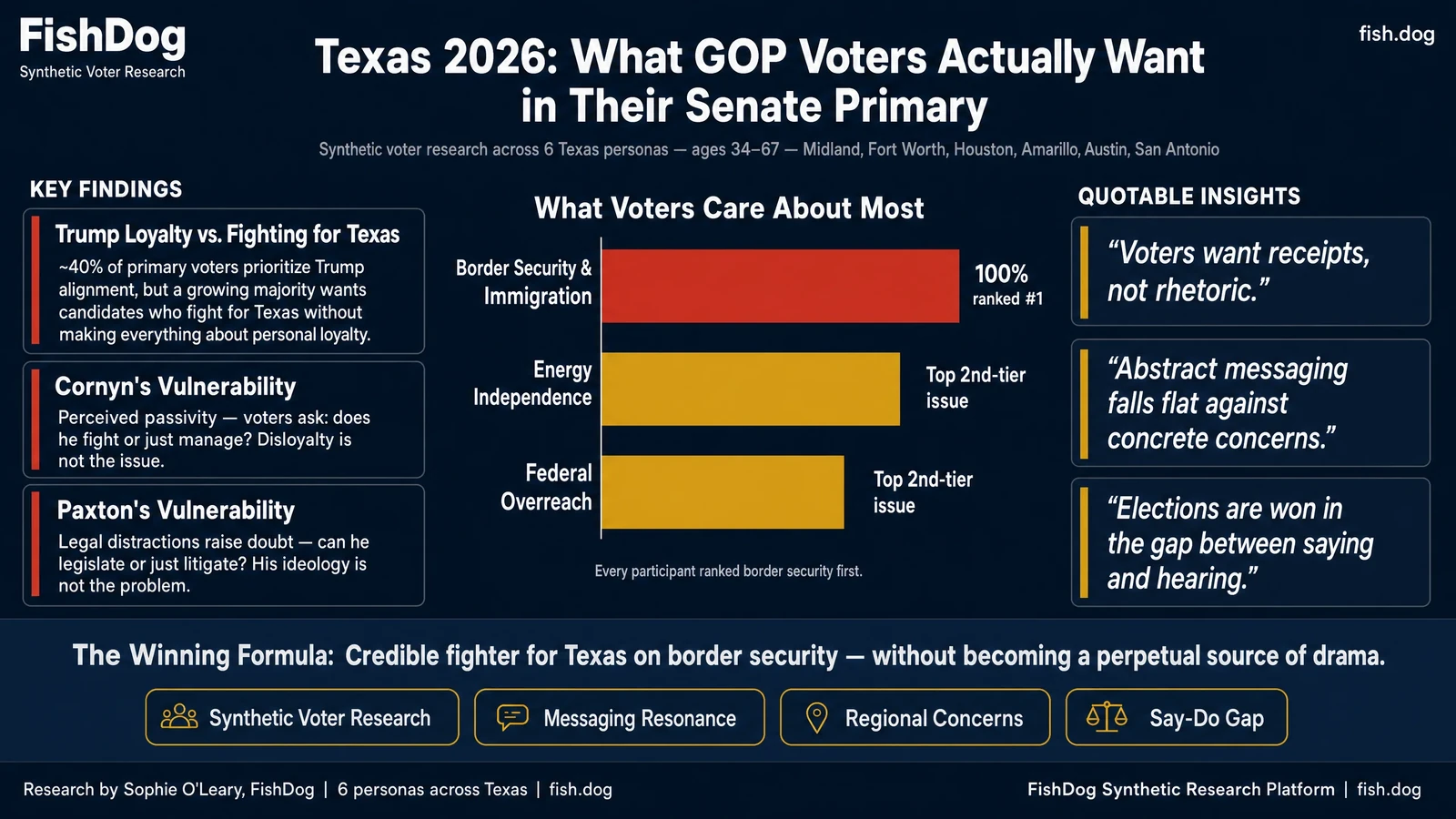 Texas 2026: What GOP Voters Actually Want in Their Senate Primary Infographic