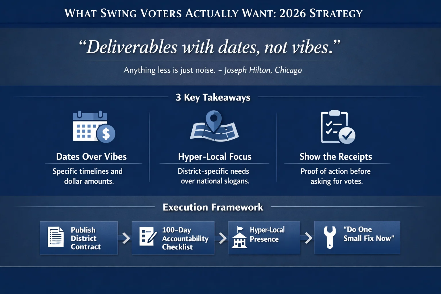 Swing District Voter Research Infographic - Democratic House Candidates 2026