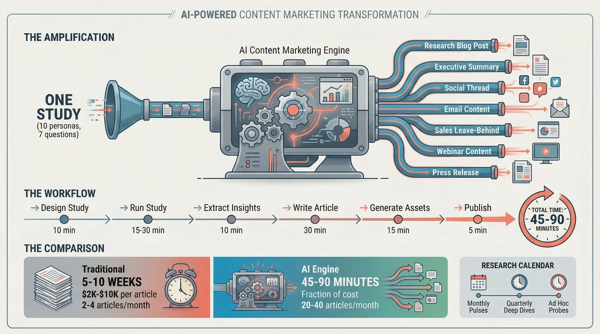 Content Marketing Engine with AI Agents Infographic