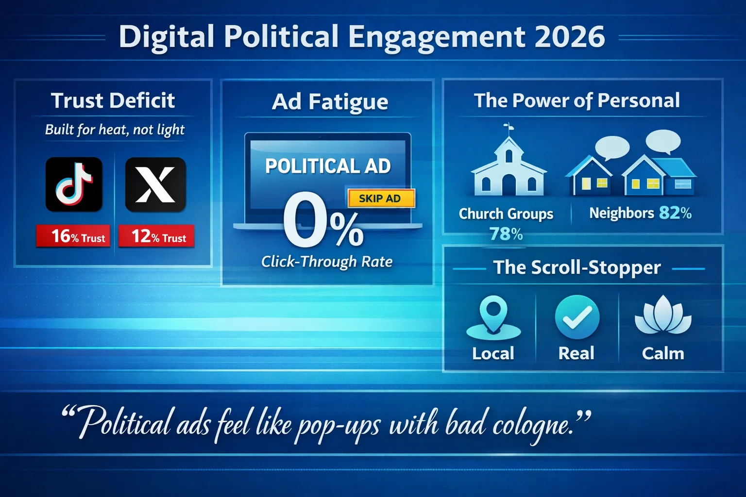 Digital Political Engagement 2026 - Infographic