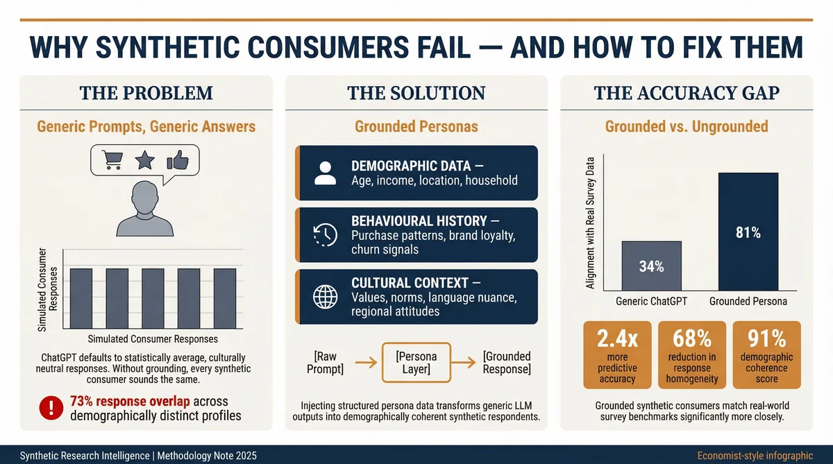 Infographic: Why ChatGPT Synthetic Consumers Keep Lying
