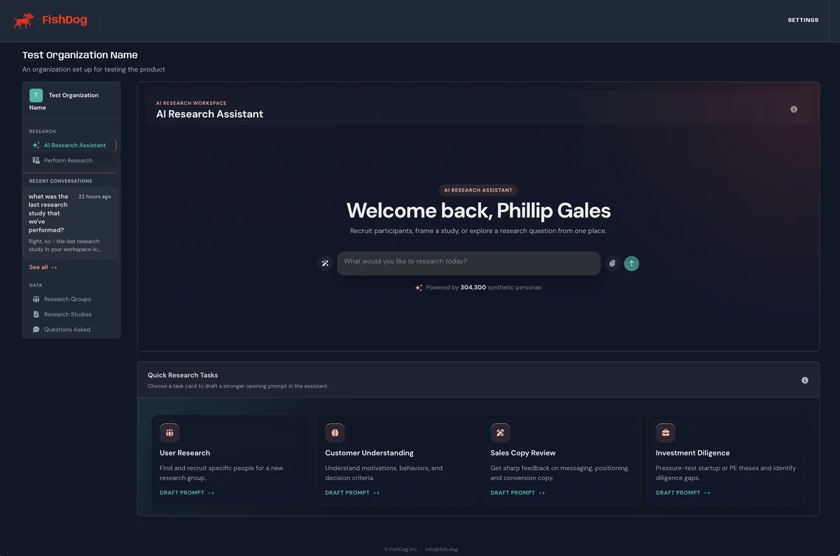 Thesis Labs AI Research Assistant Interface