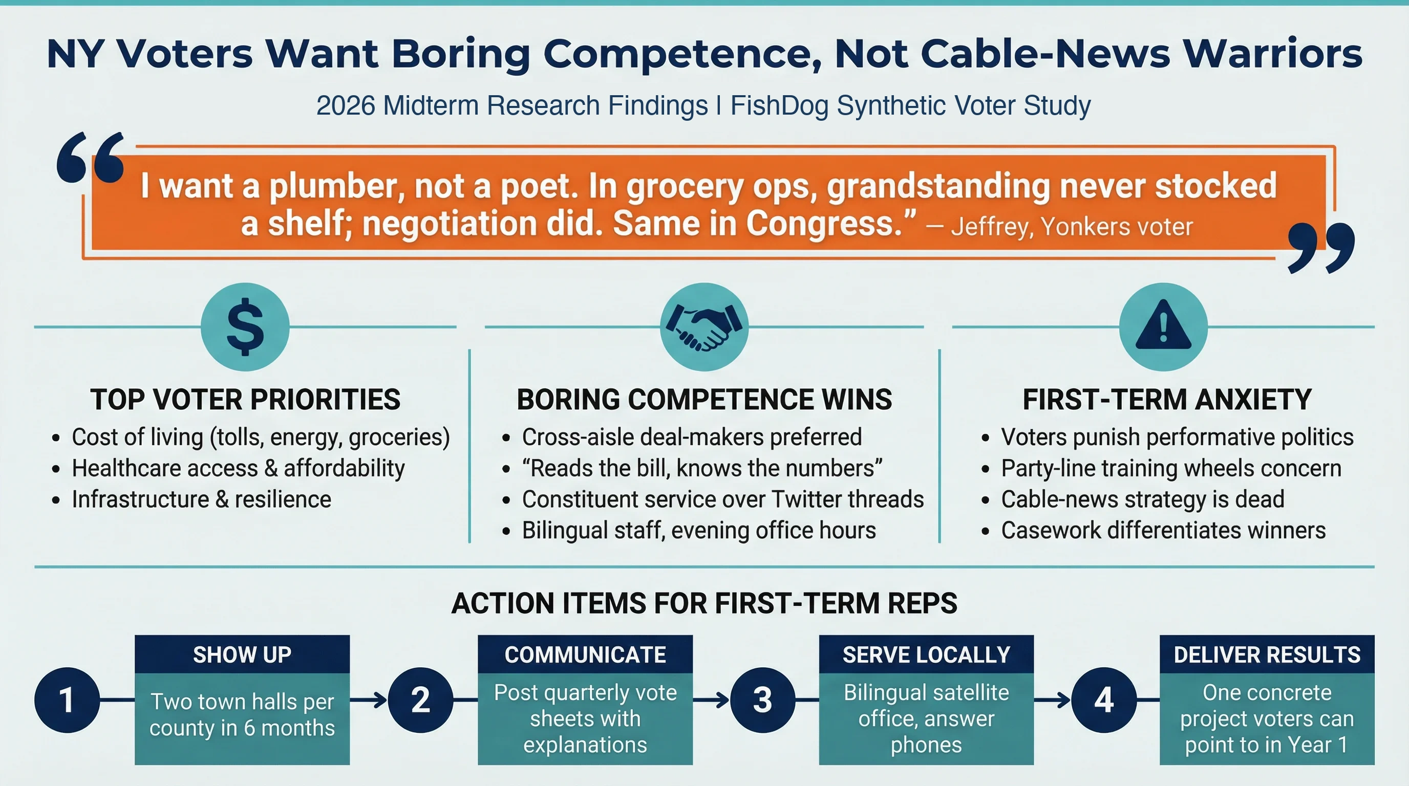NY Voters Want Boring Competence, Not Cable-News Warriors Infographic