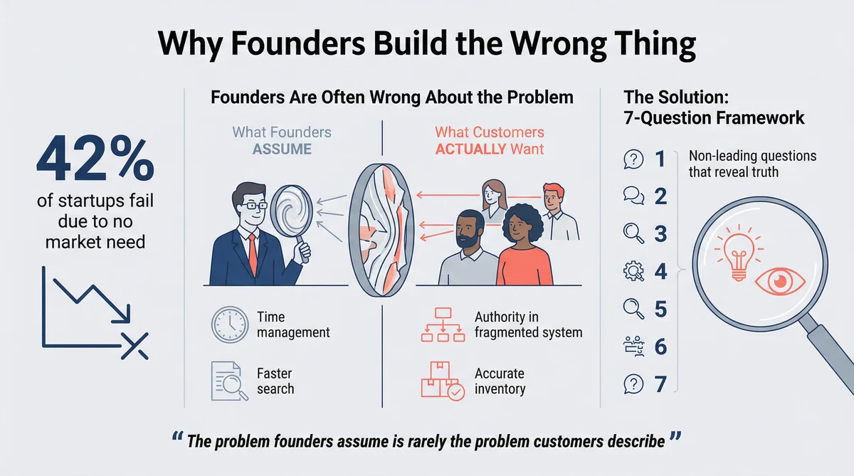 Problem Framing PM Research Infographic