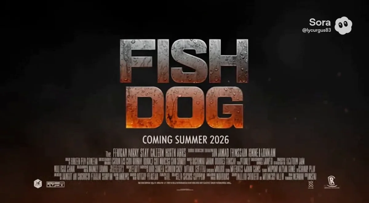 Fish Dog Title Card - Coming Summer 2026