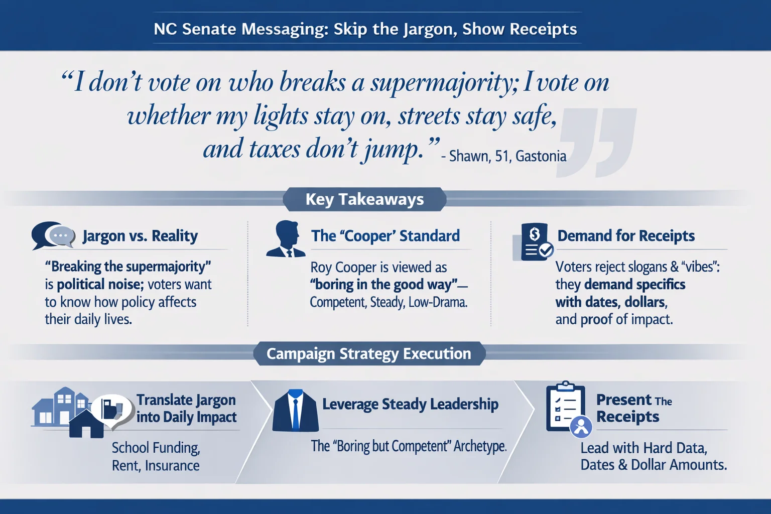NC Voters on Senate Messaging