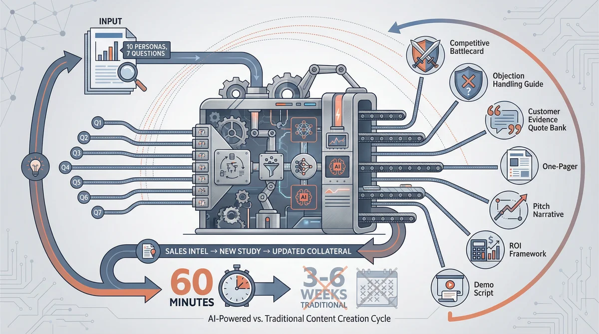 Sales Enablement Engine with AI Agents Infographic