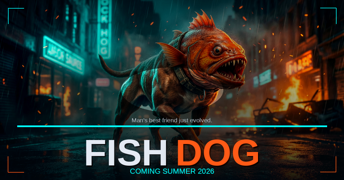 Fish Dog Movie Poster - AI Agent Generated