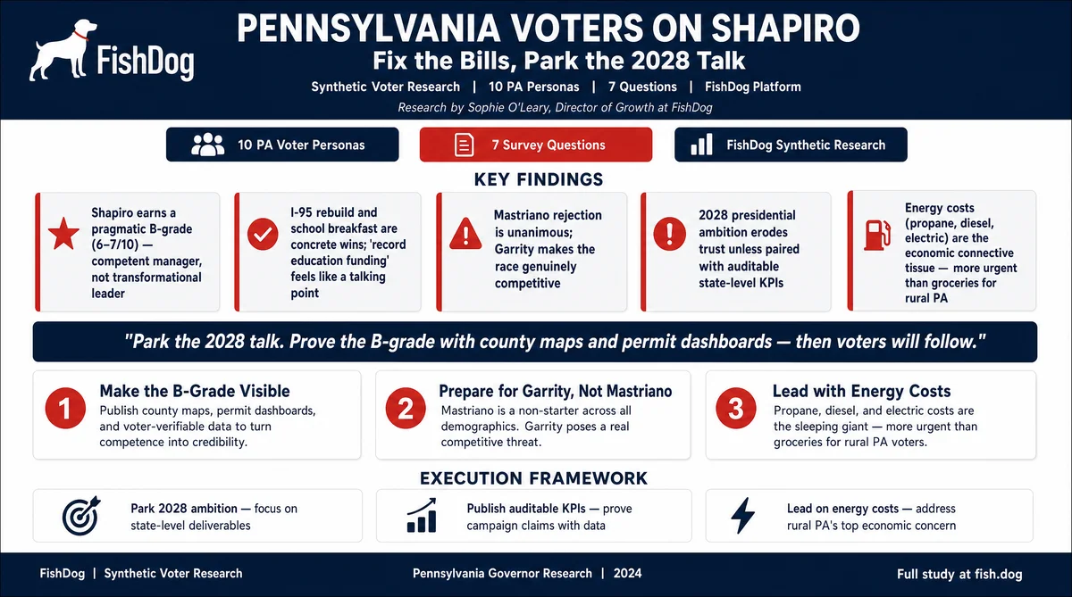 Pennsylvania Governor Voter Research Voter Research Infographic
