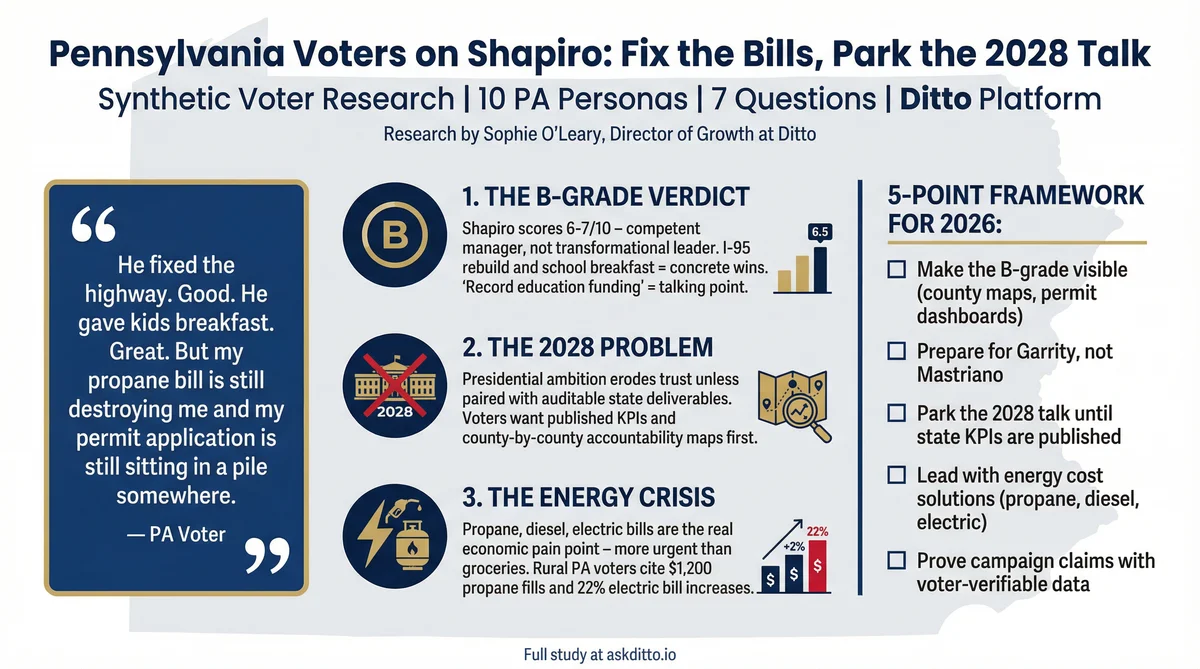 Pennsylvania Governor Voter Research Voter Research Infographic