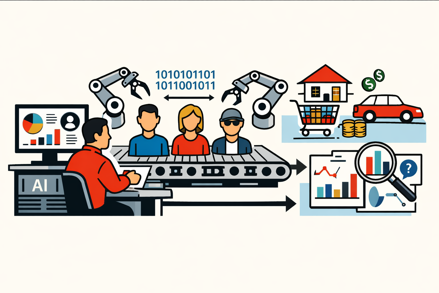 Synthetic Market Research - simple illustration
