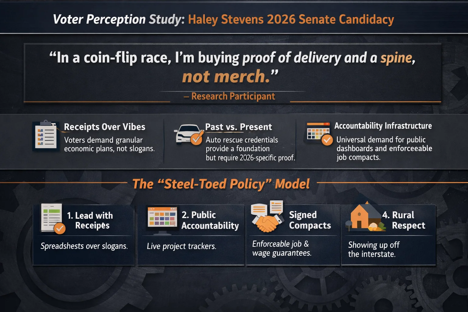 Michigan Senate Consumer Research Infographic