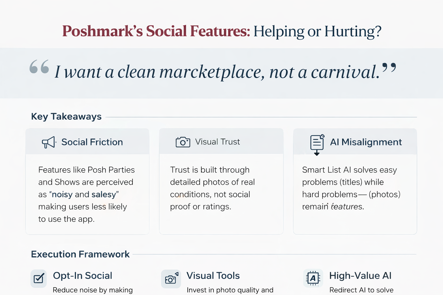 Poshmark UX Consumer Research Infographic