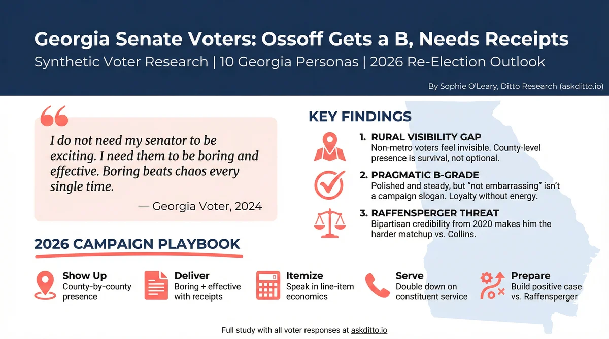 Georgia Senate Voter Research Voter Research Infographic