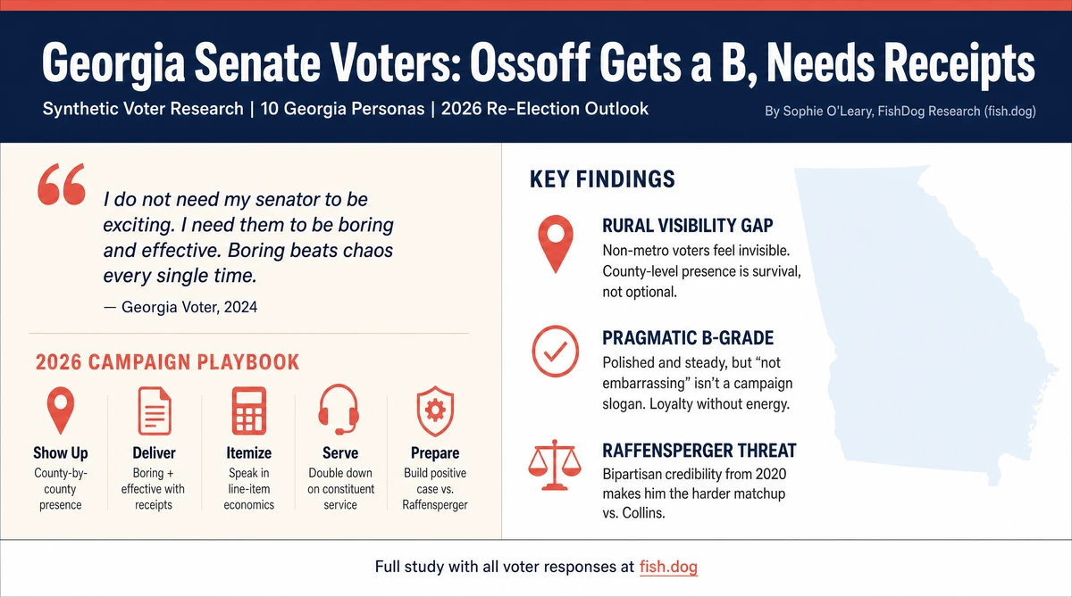 Georgia Senate Voter Research Voter Research Infographic