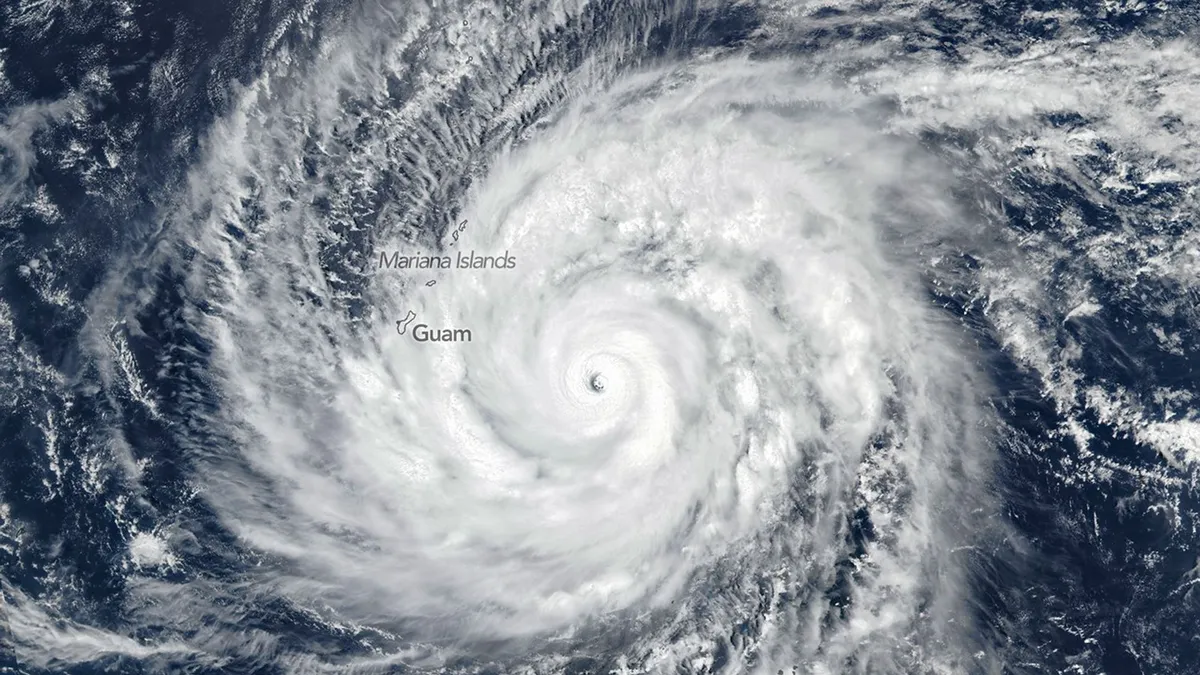 Typhoon Sinlaku, April 2026 — Mariana Islands