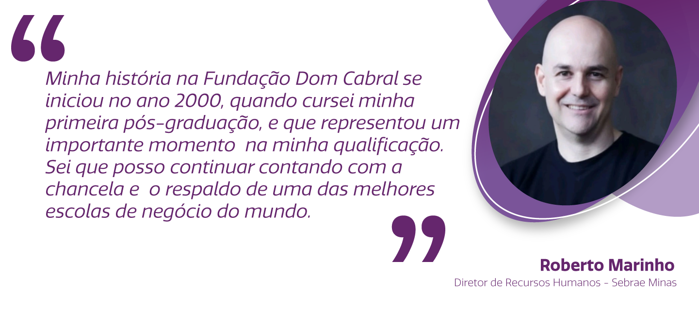 foto do roberto marinho e texto com trecho do depoimento entre aspas.