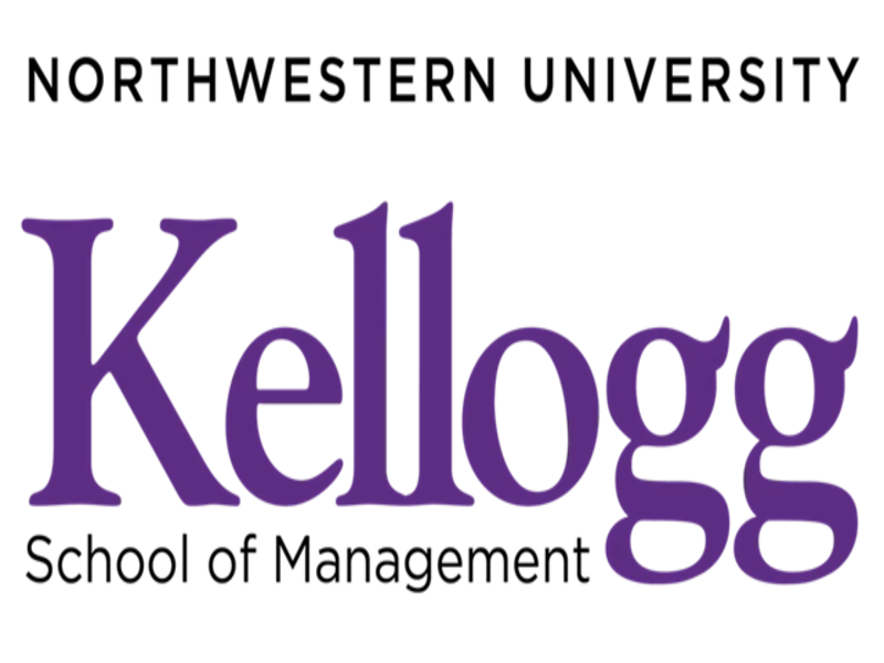 Logo Kellogg roxa e preta