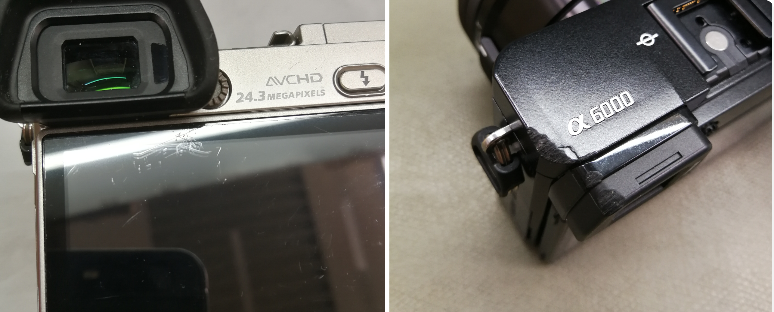 major damage Cameras