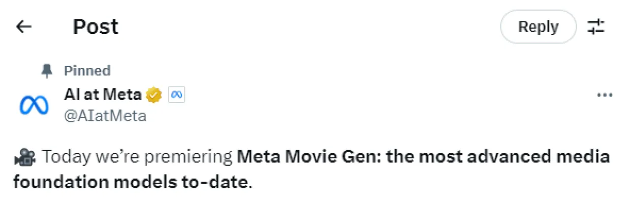 Meta Video Generator Movie Gen: A Strong Competitor to OpenAI Sora