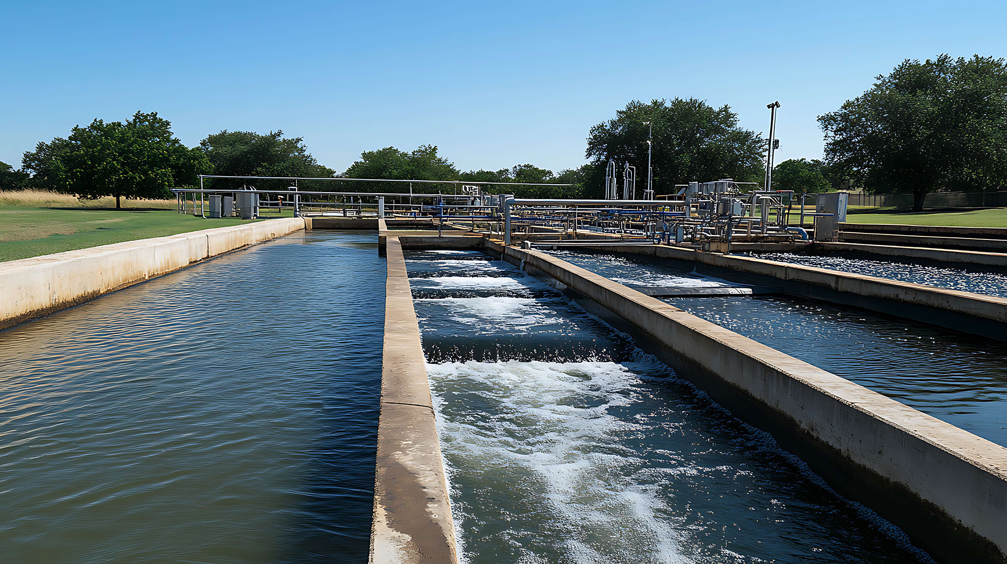 Water plant in the UK