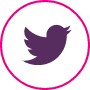 Twitter logo footer