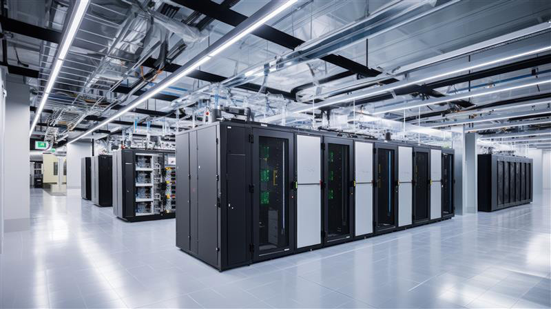 modern data centre in US