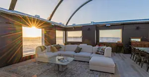 Nat Hab's Boreal Lounge, Churchill, Manitoba, Canada. 