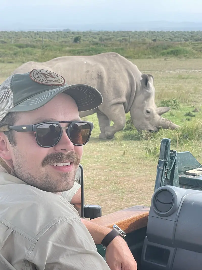 One of two remaining Northern White Rhinos in Ol Pejeta Conservancy, Kenya.