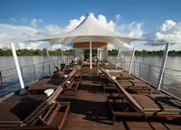 Deck, Aqua, Amazon River expedition cruises