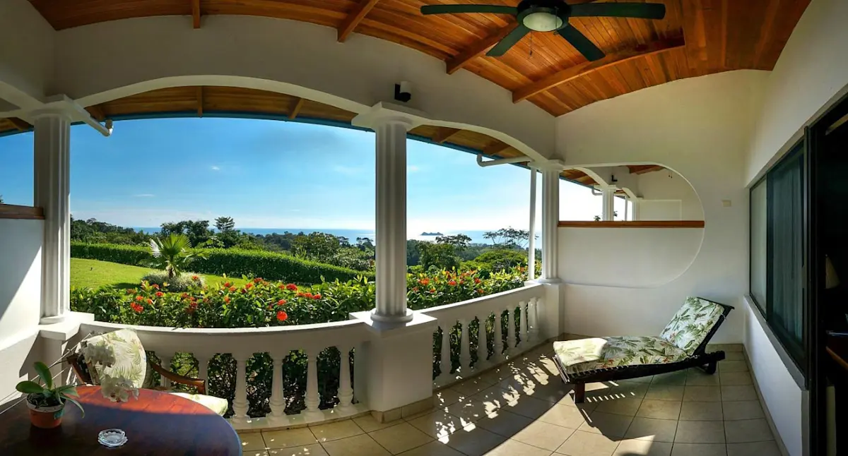 Guest room patio