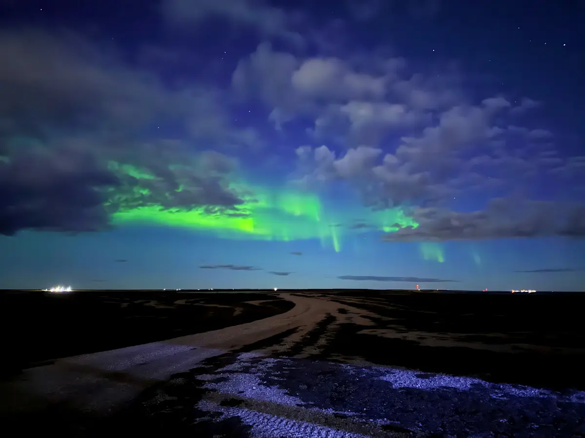 Northern lights we saw in Churchill, Canada. 