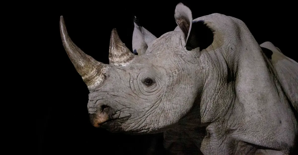 Black Rhino, Ongava Game Reserve, Namibia.