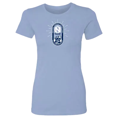 short sleeve shirt womens mountain logo tee front