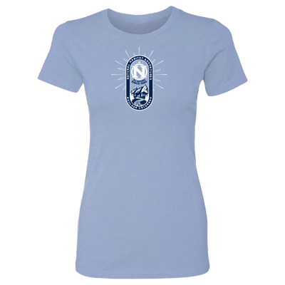 short sleeve shirt womens mountain logo tee front