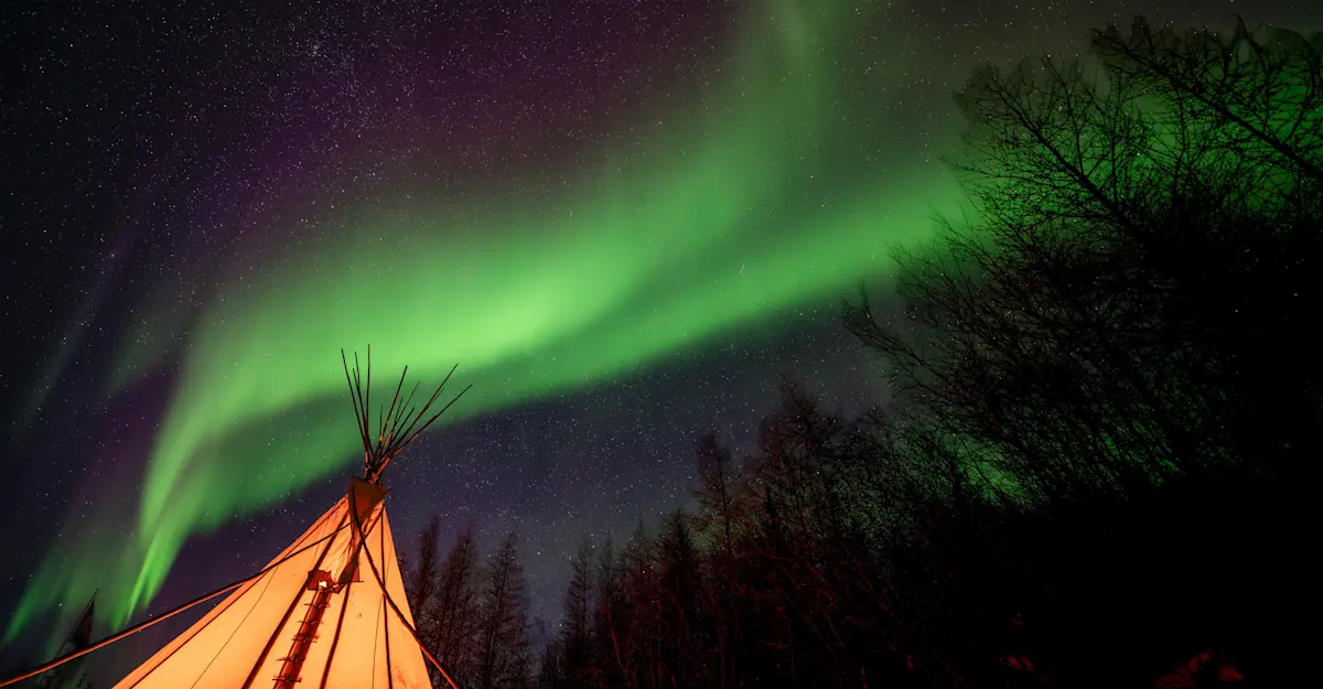Wapusk Tepee, Churchill, Manitoba, Canada.