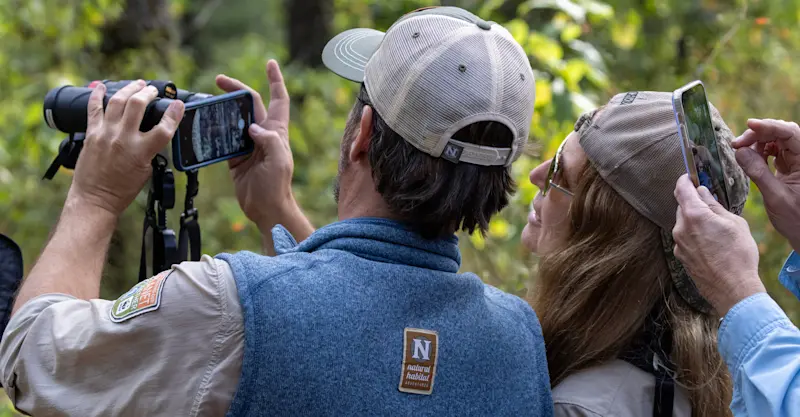 Nat Hab guests and Expedition Leader, Chincua Sanctuary, Angangueo, Mexico.