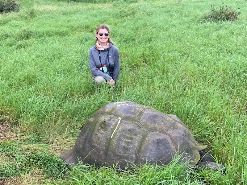 Practicing the art of slowing down in the Highlands of Santa Cruz, Galapagos Islands.