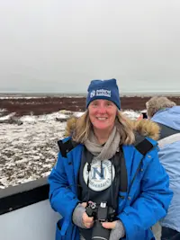 Searching for polar bears in Churchill.